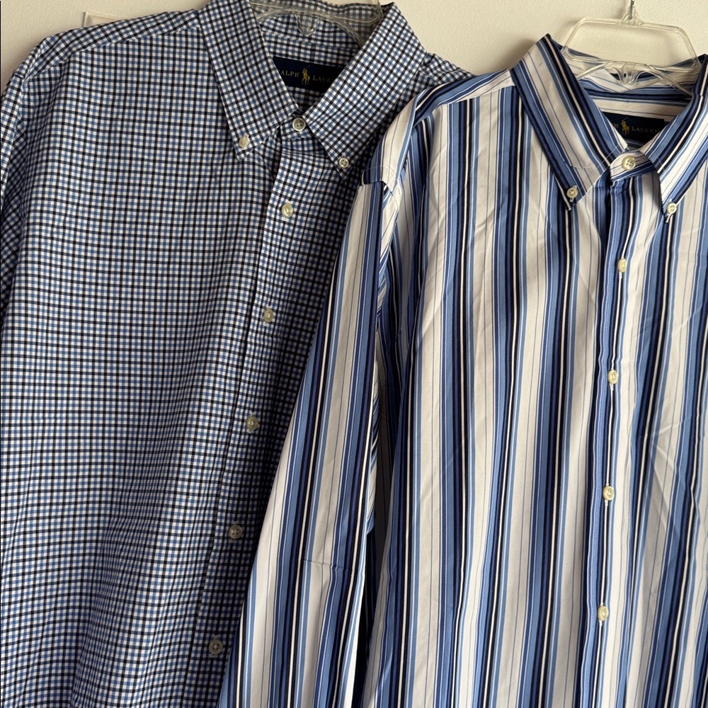 RALPH LAUREN button down shirts - bundle of 3 - XL - Picture 4 of 6